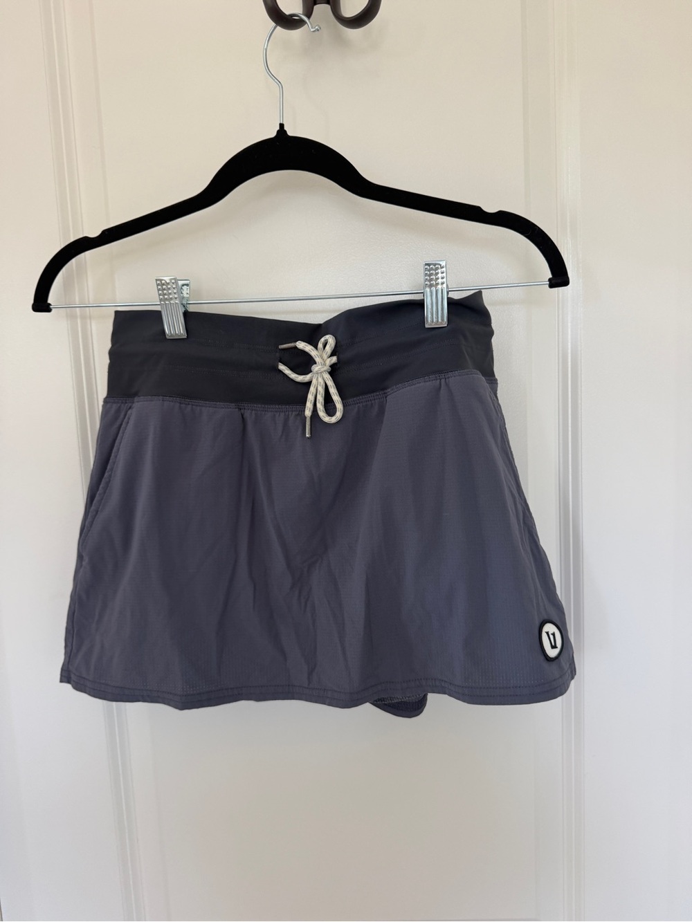 Vuori Womens blue/ gray Seabreeze athletic skirt/skort